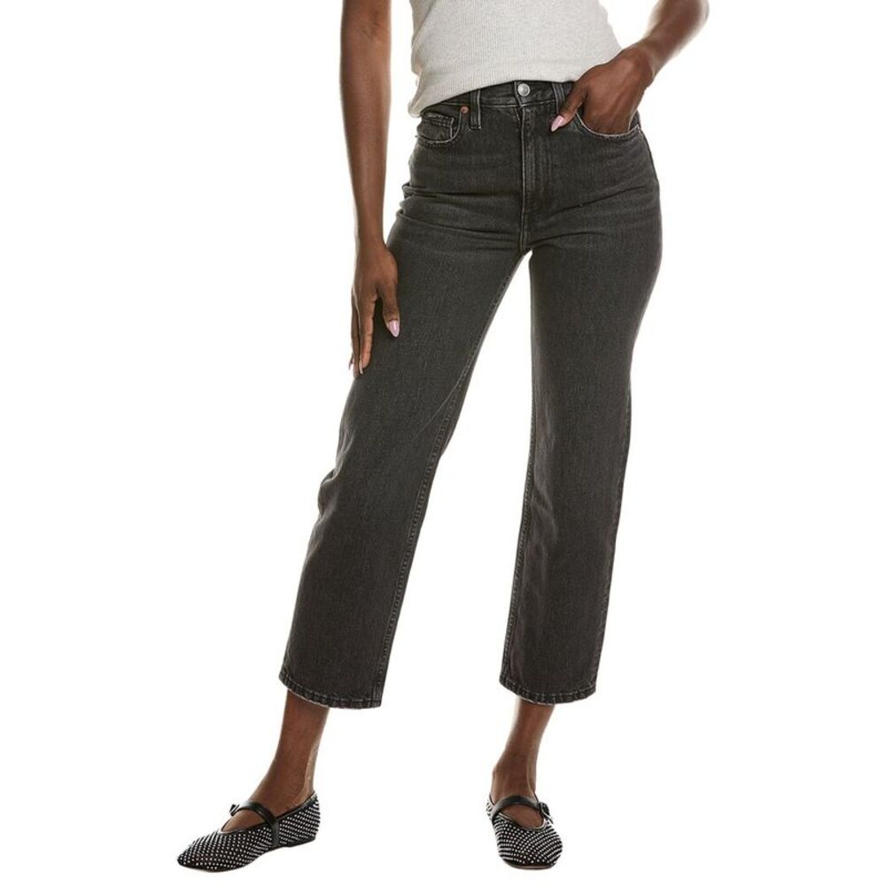 Emerson Fry Womens  Vintage Stovepipe Ankle Jean, Black